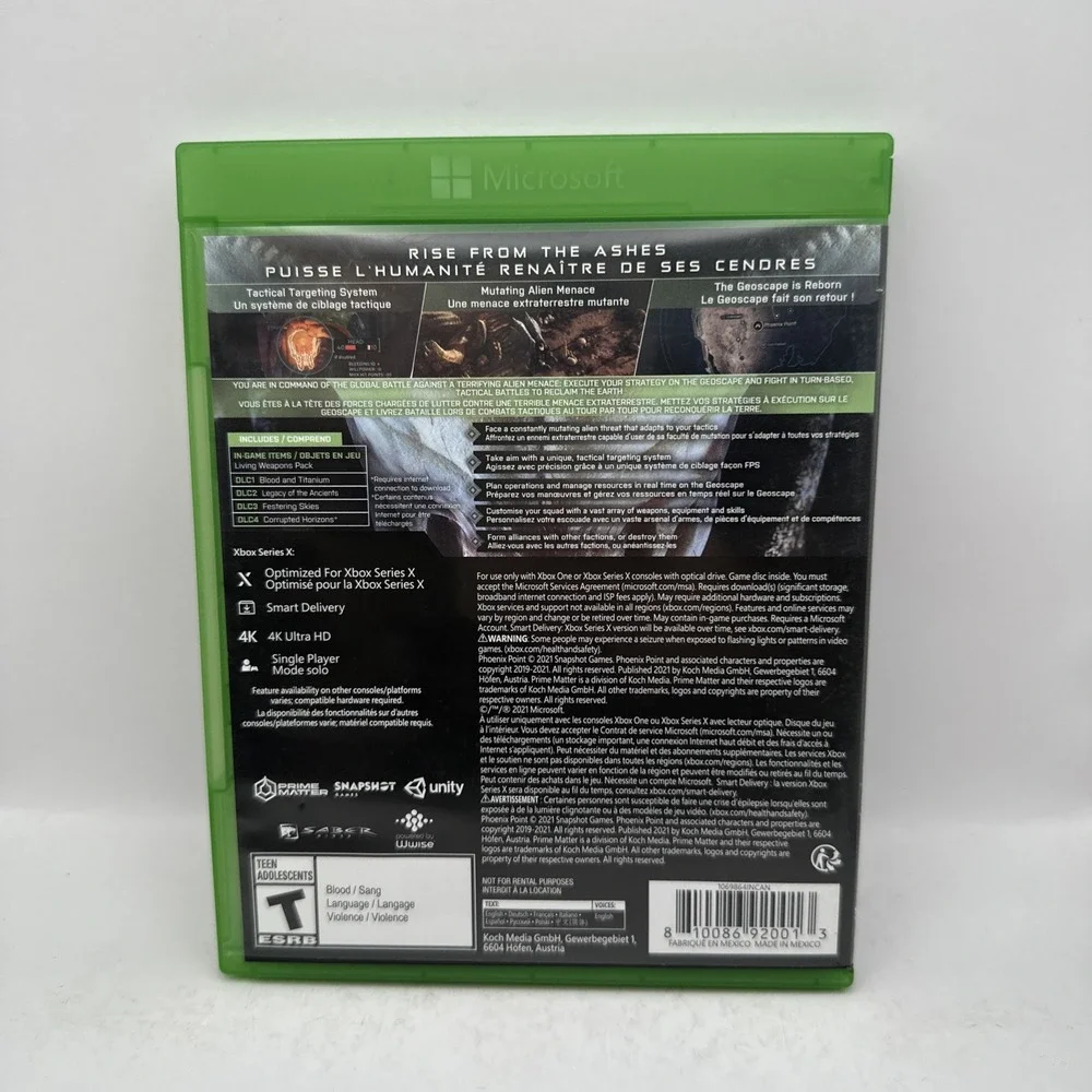 Phoenix Point Behemoth Edition Microsoft Xbox One Series X Excellent